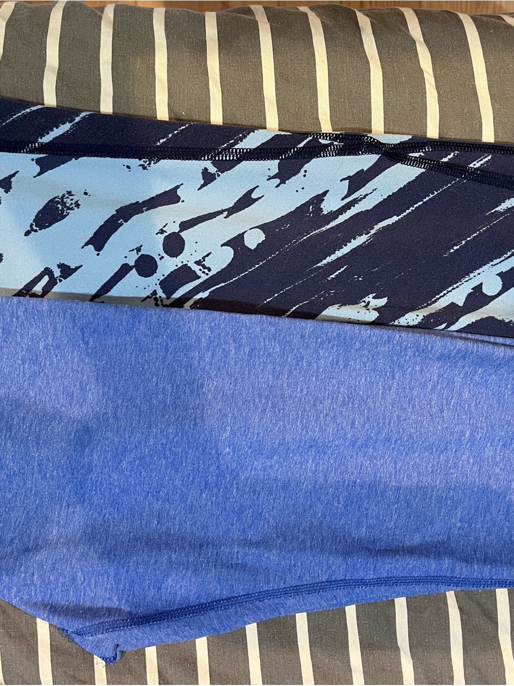 The North Face Blue Graphic and Royal Blue Women’s Leggings